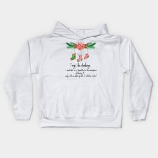 Funny Jane Austen Christmas Quote Kids Hoodie